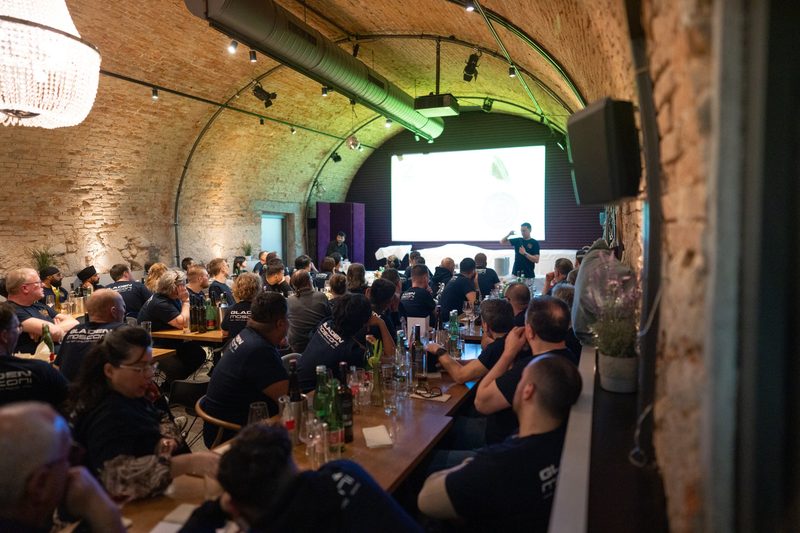 Product presentation for the guests