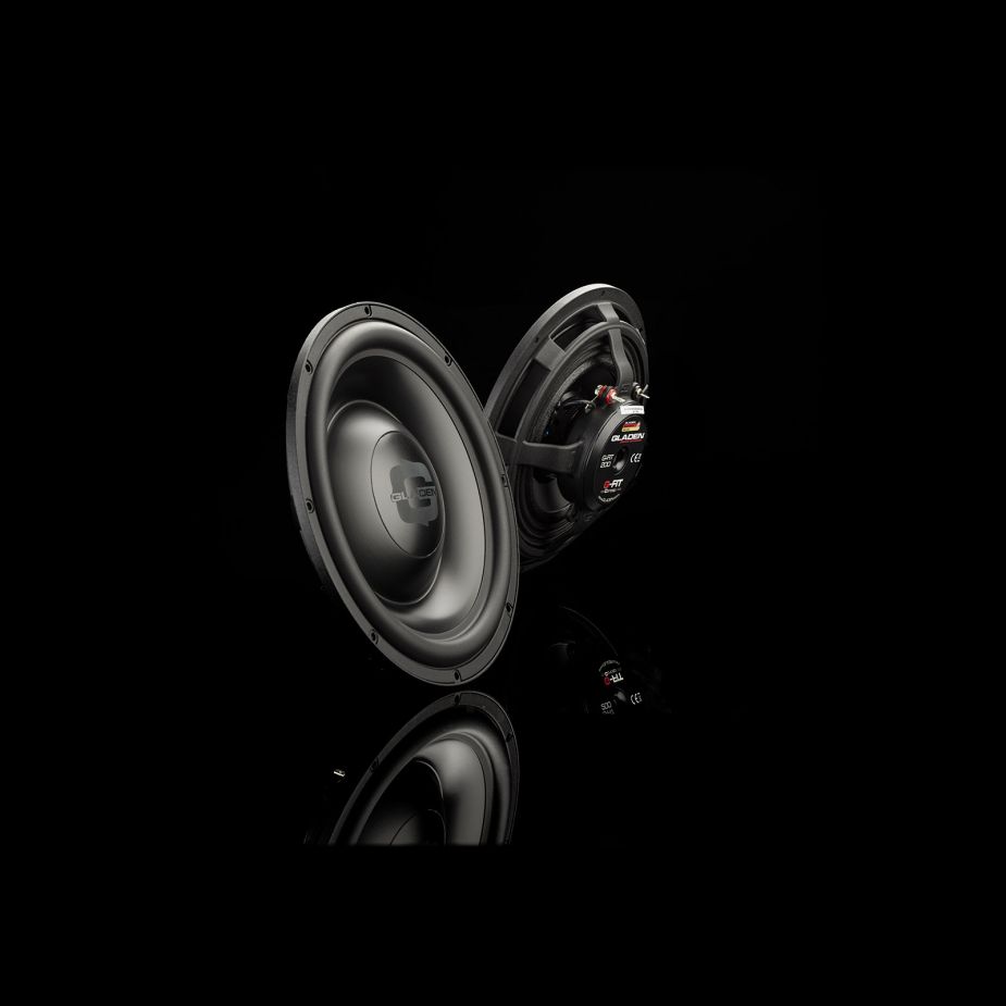 GLADEN G-FIT 200 midwoofer, pair, front and rear view